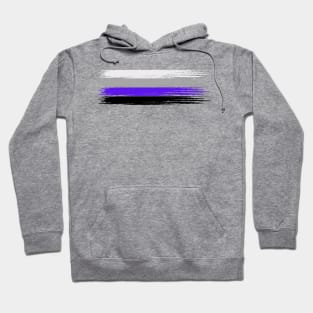 Pride Collection - Asexual Pride Flag (Paint Streak/Horizontal) Hoodie